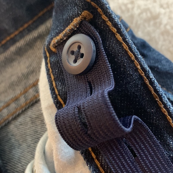 Children’s Place 8 Skinny Jeans EUC Adjustable Waist Dark Denim - Picture 4 of 12